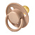 Соска пустышка латексная в контейнере 6-12 месяцев Happy Baby 13042 brown